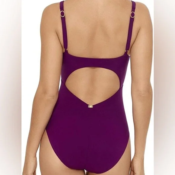 Amoressa NWT Glimmer One-Piece Swimsuit, 6 - Picture 6 of 11